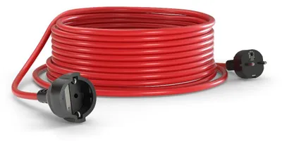 Zdjęcie produktu dla Przedłużacz 15M H05Vv-F 3G1.5Mm2 Czerwony