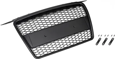 Immagine prodotto di Griglia radiatore Griglia sportiva a nido d'ape nero opaco per Audi A3 8P 2005-08
