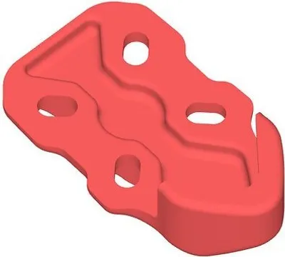 Produktbild von GEPRC Mark5 Arm Guards (4 Stück) 3D Druck TPU Rot
