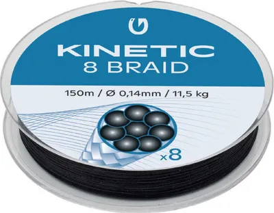 Immagine prodotto di Kinetic Cyber 8 Lenza intrecciata 300 m Nero 0,260 mm Nero 0,260 mm