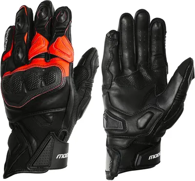 Immagine prodotto di Guanti da moto Modeka Evox Short Nero / Rosso 11