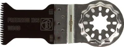 Produktbild von Fein E-Cut Precision Starlock Sägeblatt 3 Stk. 50 x 35 mm ( 63502126220 ) HCS-Stahl
