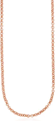 Produktbild von XC0115 Erbskette 42-45 cm lang aus 925 Silber rosévergoldet XEN