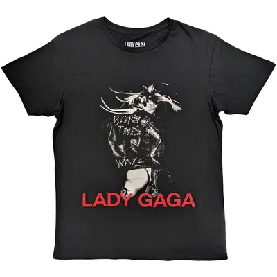 Produktbild von Lady Gaga Leather Jacket Black L T-Shirt