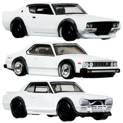 Produktbild von Hot Wheels HKC16, Fahrzeug-Set, 3 Jahr(e), Kunststoff, Metall, Weiß
