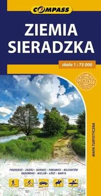 Obrázek produktu pro Ziemia Sieradzka mapa turystyczna - Opracowanie Zbiorowe (Reisen, Touristenkarten auf Polnisch)