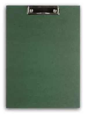 Produktbild von Schreibtischunterlage im A4-Format, grün, mit Clip, Marke PENMATE