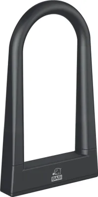 Produktbild von BASI - Zweiradschloss - ZR 316 - Bügelschloss mit 2 Schlüsseln - Hoher Bügel - Stahlbügel 13 mm - Vinylummantelung - 6990-0316