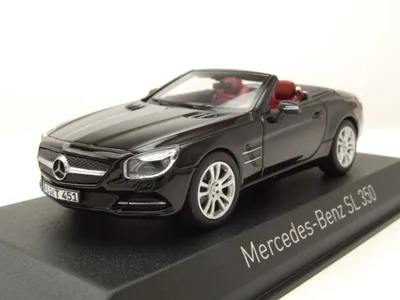 Produktbild von Mercedes SL 350 R231 2012 schwarz Modellauto 1:43 Norev