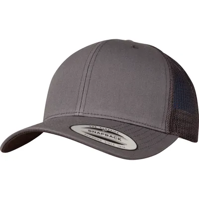 Produktbild von FLEXFIT 6606 | Retro Trucker Cap / Kappe / Mütze / Hut - Farbe: Dark Grey - Größe: One Size