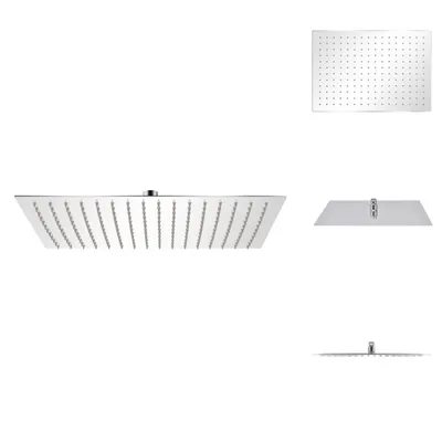 Zdjęcie produktu dla vidaXL Deszczownica ze stali nierdzewnej 30x40 cm prostokątna - Głowice prysznicowe
