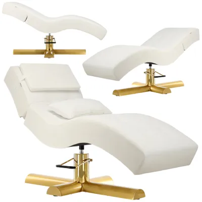 Image de Fauteuil d'esthétique et table de soin Cozzi SUP pour salon de beauté, extension de cils, pédicure - Coussins supplémentaires