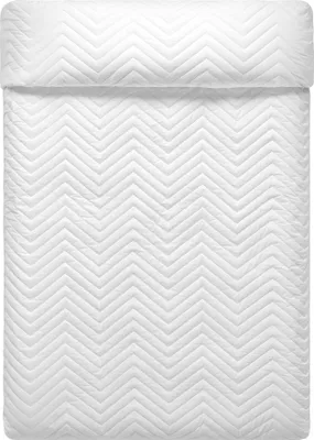 Image de Quilt HappyFriday Arista White 270 x 260 cm