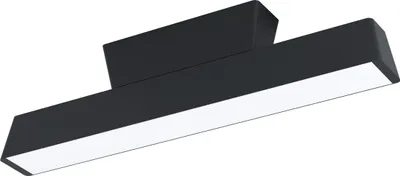 Image de Eglo Connect LED Plafonnier Simolaris-Z noir 47 x 5,5 cm dimmable