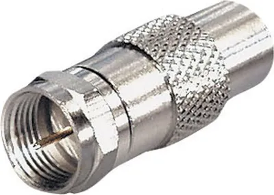 Produktbild von Transmedia Adapter; F-Stecker - Koax-Kupplung 9,5 mm, FF 17