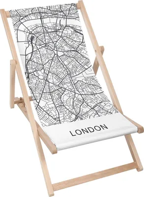 Produktbild von Dreamroots Liegestuhl klappbar Holz, Buchenholz bis zu 130 kg, Sonnenliege klappbar mit 3-stufiger Neigungsregulierung der Rückenlehne, London