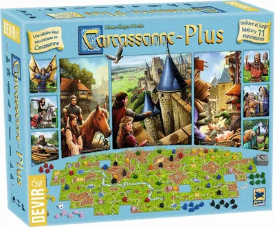Image de Jeu de société Devir CARCASSO + BASIC & 11 EXPAN