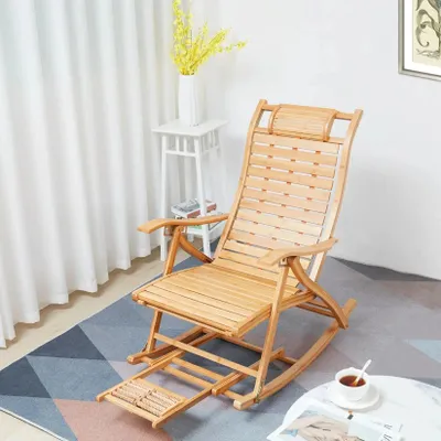 Image de Fauteuil à bascule - Fauteuil de relaxation pour adultes - Pliable
