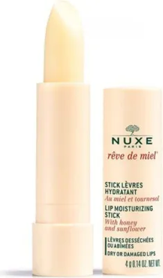 Produktbild von NUXE 3264680004117, Lippenbalsam, Farblos, Frauen, trockene Haut, Feuchtigkeitsspendend, Schutz, Regenerierend, Honig
