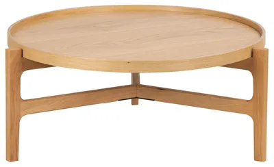 Produktbild von home24 Couchtisch - Echtholzfurnier - Eiche