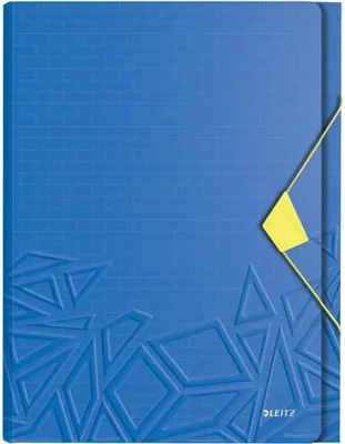Produktbild von Projektmappe Urban Chic A4 PP 5 Fächer blau