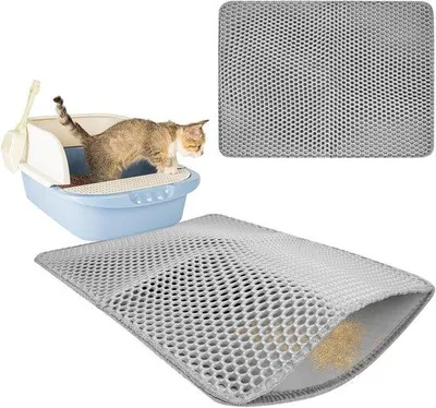 Obrázok produktu pre Podložky odolné voči poškriabaním psov a mačiek, rozmer 59,5 x 44,5 cm – protišmykové, vodeodolné a ľahko čistiteľné, vhodné pre útulky pre zvieratá