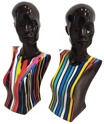 Produktbild von Abstrakte Deko Figur Statue Skulptur 58 cm Figuren Statuen Skulpturen Design