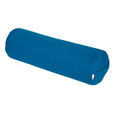 Produktbild von yogabox Yoga und Pilates Bolster / Yogarolle BASIC - petrol 65 x 22 x 22 cm Buchweizenschalen