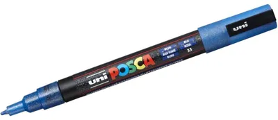 Immagine prodotto di POSCA Marker UNI PC-3M Glitter blau