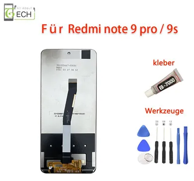 Produktbild von Für Xiaomi Redmi Note 9 Pro / 9s LCD Display Bildschirm Touch Screen