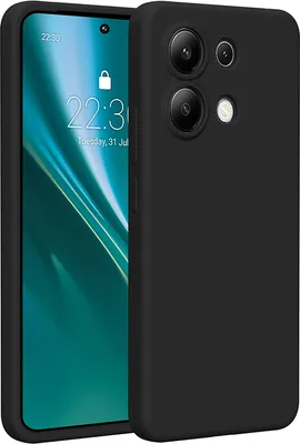 Immagine prodotto di Custodia in silicone Etteri per Xiaomi Redmi Note 13 4G Cover nera