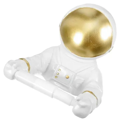 Produktbild von Wandmontierter Toilettenpapierhalter im Astronautendesign – Kreativer Organizer für das Badezimmer