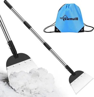 Image de Lame à neige et pelle à glace multifonctionnelle de 67 pouces pour le déneigement des routes et l'entretien des jardins