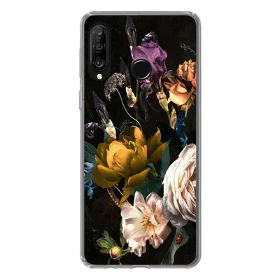 Produktbild von MuchoWow® Handyhülle Schutzhülle Hülle für Huawei P30 Lite Blumen - Blumenstrauß - Muster Silikon Softcase Handy Hülle - Handyhülle