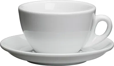 Zdjęcie produktu dla Cilio, zestaw 6 filiżanek do cappuccino ROMA, kolor biały