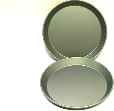 Produktbild von 2 Stück Pizzaform Pizzablech Ø 24cm Backblech Ofenblech Rund Antihaft