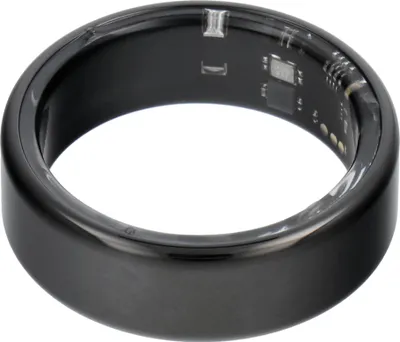 Image de Smart Ring R11M- Smart Ring en acier avec station de charge taille 8 (18,1mm) noir