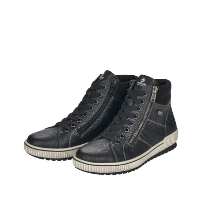 Produktbild von Remonte Damen Schnürschuh Sneaker High Leder TEX Membran schwarz D D0772-01-40-schwarzschwarz-G in Schwarz, Größe