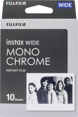Produktbild von Fujifilm Instax Wide Monochrome WW 1 - Schwarz-/Weiß-Sofortfilm