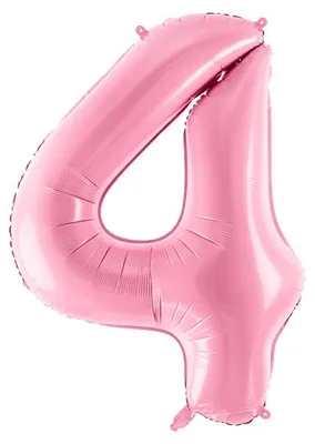 Immagine prodotto di Pallone numerico grande rosa pastello 86 cm