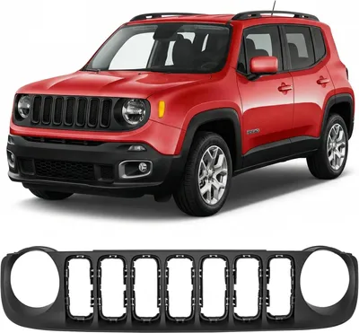 Produktbild von Kühlergrill 5XB15LXHAA, passend für JEEP RENEGADE I BU 2015-2018, Frontgrill