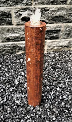 Produktbild von Säulenbrunnen 60 / 10 cm rund Cortenstahl Roststahl incl. LED Komplettset Gartenbrunnen