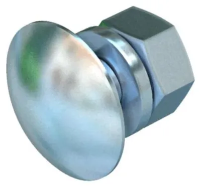 Immagine prodotto di Bullone a testa tonda FRS 8X20 F con rondella e dado (6406971)