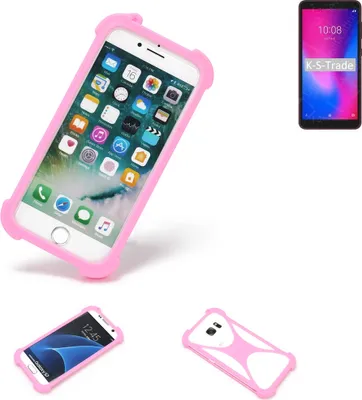 Produktbild von K-S-Trade Handy Hülle kompatibel mit ZTE Blade A3 2020 Schutz Hülle Bumper Silikon Schutz Hülle Cover Case Silikoncase Silikonbumper TPU Softcase