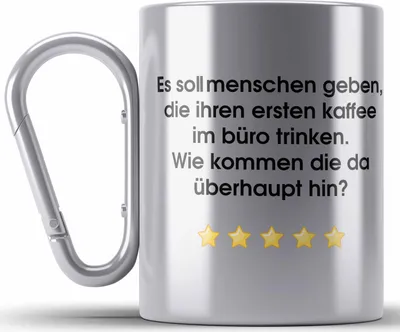 Produktbild von Trendation - 18. Geburtstag Edelstahl Tasse Karabiner Jungen Jungs Geschenk 18er Geschenkidee 18 Sohn Gamer Level Up (Silber)