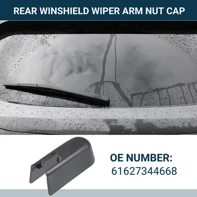 Image de Arrière Pare-brise Essuie-glace Bras Écrou Couvercle pour BMW NO. 61627344668 1 pcs
