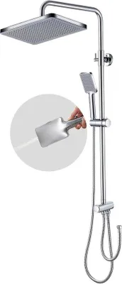 Produktbild von Famanu Regenduschekopf 30 x 20 cm - inklusive Duschstange 90-120 cm