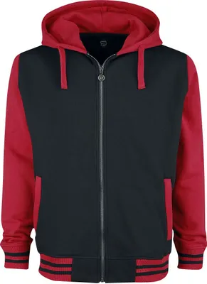 Produktbild von RED by EMP Herren schwarz-rote Kapuzenjacke XL
