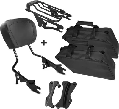 Produktbild von Sissybar Set + Innentaschen AW für Harley Electra Glide Ultra Classic