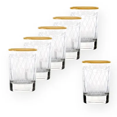 Produktbild von 6 Schnapsgläser 50 ml Vodka Shot Spirituosen Aperitifgläser Bar Likör Pinnchen